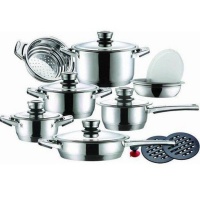 Optic Stainless Steel Cookware Set -16 Piece Photo