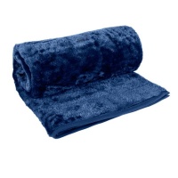 Aranda Queen Size Belfiore Blanket - Navy Blue Photo