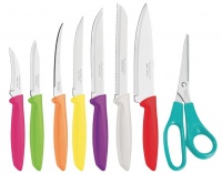Tramontina Colourful 8 piece Knives Set Photo