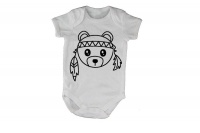 Teddy Bear Stencil - SS - Baby Grow Photo