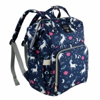 Optic Unicorn diaper bag backpack-navy blue Photo