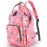 Optic Unicorn diaper bag backpack-pink Photo