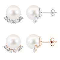 Civetta Spark Mary Studs Set With Mother of Pearl Photo