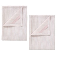 Blomus Tea Towels in Lily White and Rose Dust â€“ BELT â€“ Set of 2 Photo