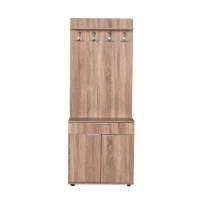 Adore Porto Hallstand & Shoe Cabinet Single Drawer & 2 Doors 5 yr Warranty Photo