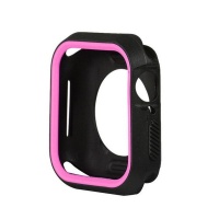 Apple GoVogue Active Silicon Watch Case - Pink & Black Photo