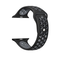 Apple GoVogue Active Silicon Watch Band - Black & Grey Photo
