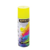 Zenith Fluorescent Spray Paint - Yellow 300ml Photo