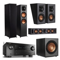 Klipsch R-820F & Denon AVR-X2600H 5.1 Surround System Photo