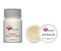 Vitiligo Vitilox Lip Balm & Vitilox T-Cell-V Immune Therapy Photo