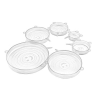 Silicone Stretch Lids Food Saver 6-Pack Cover Photo