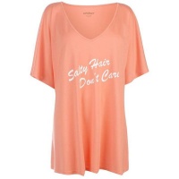 Golddigga Ladies Slogan T Shirt - Coral Salty Hr [Parallel Import] Photo