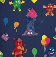 Gift Wrapping Paper 5m Roll - Monsters Photo