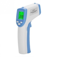 LCD Digital Non-contact IR Infrared Thermometer - Blue Photo