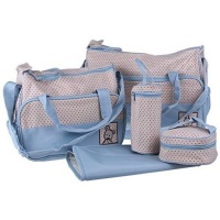 Optic 5" 1 Multi - Functional Diaper Backpack- Light Blue Photo
