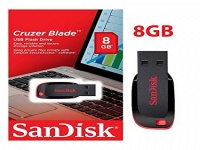 Sandisk Cruzer Blade Flash Drive 8GB Photo