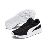 Puma Junior ST Activate Athleisure Shoes - Black/White Photo