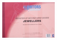 Hortors - Registers Second Hand Goods Register - Jewellers Photo
