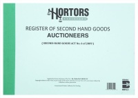Hortors - Registers Second Hand Goods Register -Auctioneers Photo