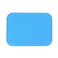 Non-Slip Heat Resistant Silicone Placemat - Blue Photo