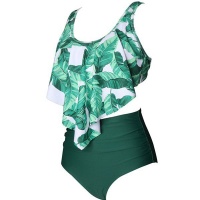 Iconix Daughter Green Leaf Tone Two-piece Bikini Photo