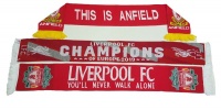 Liverpool FC 3 Pack Scarf Combo - Official LFC Product Photo