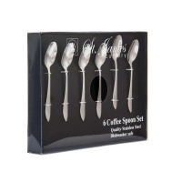 St. James Cutlery Kensington 6 Piece Coffee Spoons in Gift Box Photo