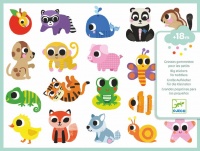 Djeco Puffy Stickers - Baby Animals Photo