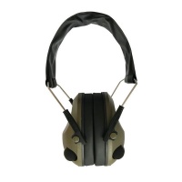 Shooters Hearing Protection Safety Ear Muffs - Green Photo