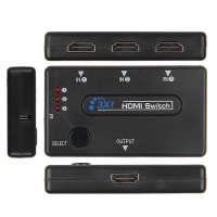 3 x 1 HDMI Splitter Switcher 3 Port Hub Box 1080P HD 3D Photo