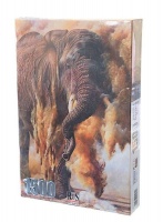 Elephant Storm 1500 Piece Puzzle Photo