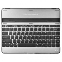 JRY Mobile Bluetooth Keyboard/Stand/Cover For iPad 2/3/4 - Black & Silver Photo