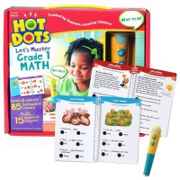 Learning Resources Hot Dots: Let's Master Grade 1 Math Set & Hot Dots Pen Photo