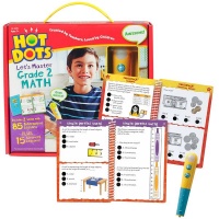 Learning Resources Hot Dots: Let's Master Grade 2 Math Set & Hot Dots Pen Photo