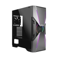 Antec DA601 RGB LED Tempered Glass Side ATX Gaming Chassis - Black Photo
