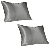 Stone Satin Pillow Slip - Standard Photo
