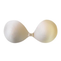 Unicoo Silicone Push Up Bra - Self Adhesive & Strapless - Beige Cup D Photo