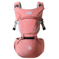 Optic Ergonomic Baby Carrier with Hip Seat - Peach Photo