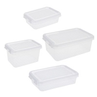 Bags Direct Eco Storage Boxes With Lid & Two White Clips Photo
