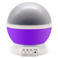 LED Lamp Baby Night Lights Color Changing Star Sky Projector-Purple Photo