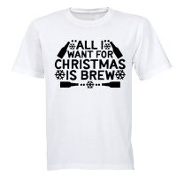 All I Want for Christmas is BREW - Christmas - Adults - T-Shirt Photo