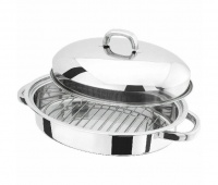 Prima Stainless Steel Oval Roaster Photo