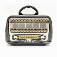 JRY FM/AM/SW 3 Band Radio with BT/USB/TF/AUX Speaker - Black Photo