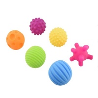 Set of 6 Soft Tactile Balls Photo