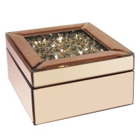 Rose Gold Mirror Jewellery box Photo