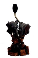 Resin Elephant Table Lamp Photo