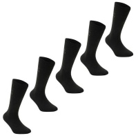 Giorgio Mens 5 Pack Classic Sock - Black - Mens12 [Parallel Import] Photo