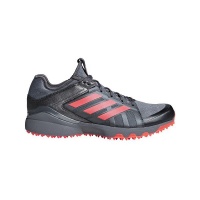 adidas Men's Hockey Lux 1.9S Shoes - Black/Red Photo