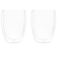Bee Glass - Double Walled Glass Tumbler 350ml - Set of 2 Photo