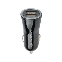 INTouch Dual Car Charger 2.4A - Black Photo